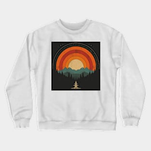 Retro Skyline Crewneck Sweatshirt